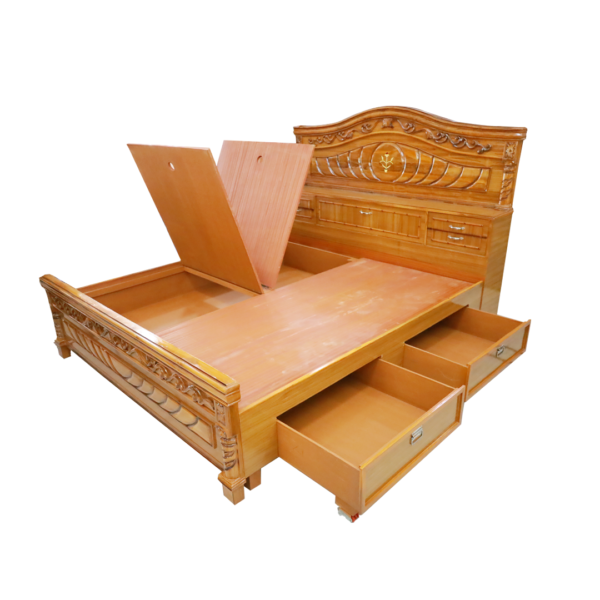 wooden cot