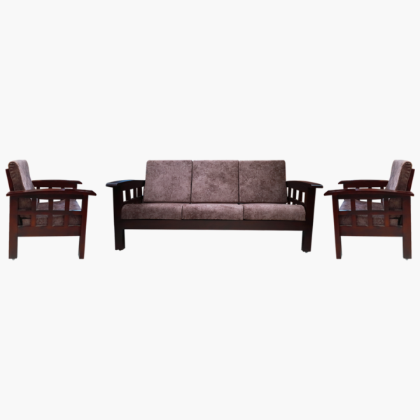 3+1+1 wooden sofa